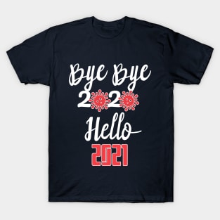 Hello 2021, Happy New Year 2021 Christmas, Merry Christmas T-Shirt